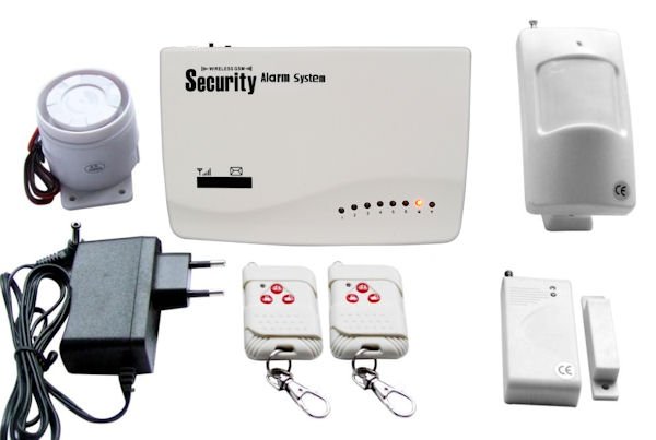 Kit allarme antifurto casa ufficio centralina wireless gsm pir phone system Antifurto casa