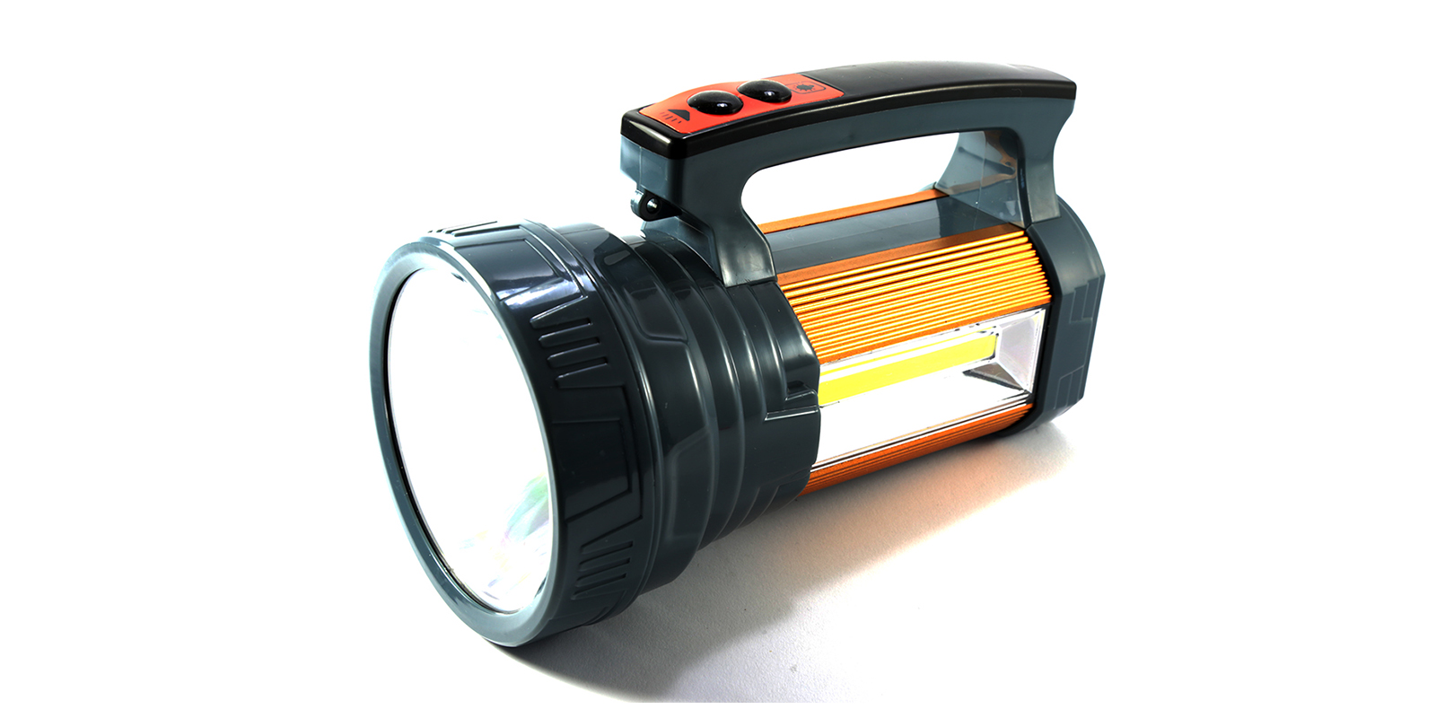 TORCIA LED LUCE BIANCA SEGNALAZIONE EMERGENZA CARICATORE AUTO CASA RICARICABILE