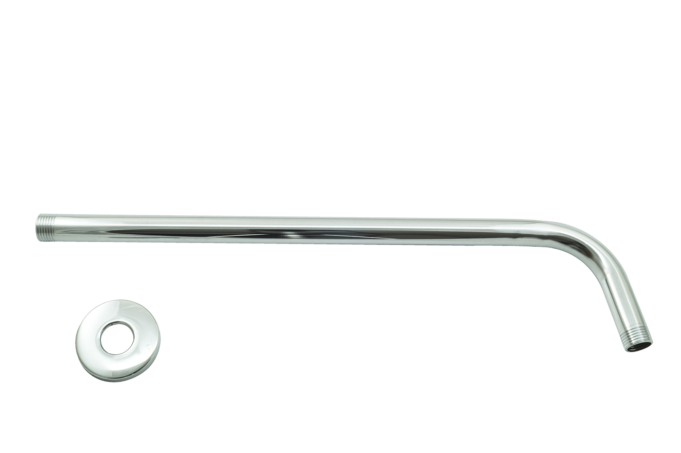 Soffione Doccia A Parete Economico.Braccio Doccia 40 Cm Braccetto Asta Soffione Rubinetto Cromato Parete Bagno Ebay