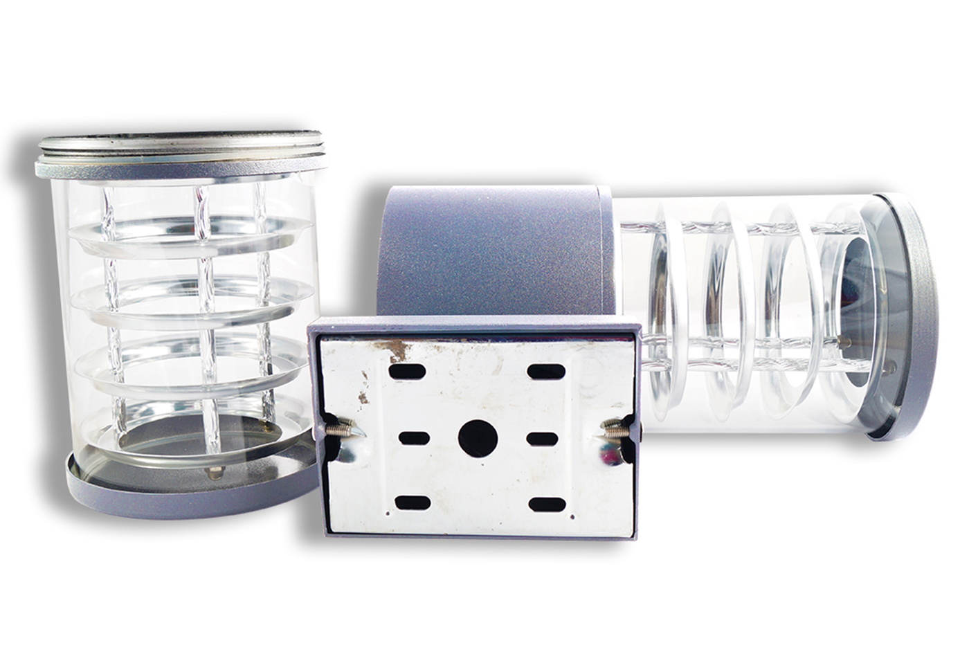Plafoniera Da Esterno Grigia : Bes applique beselettronica esterno grigio
