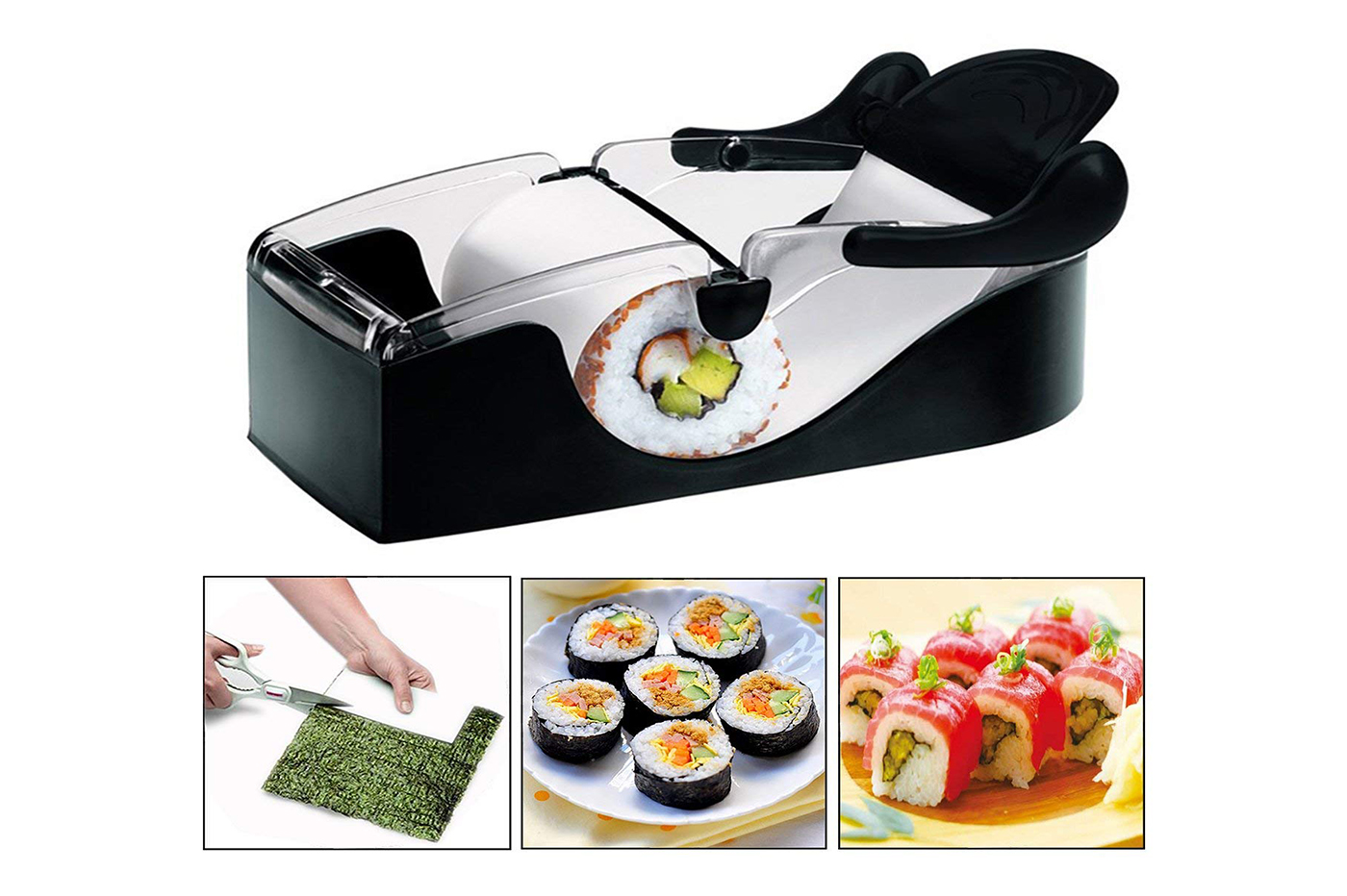 Macchina Sushi Roll Involtini Verdura Cibo Cinese Cucina Orientale