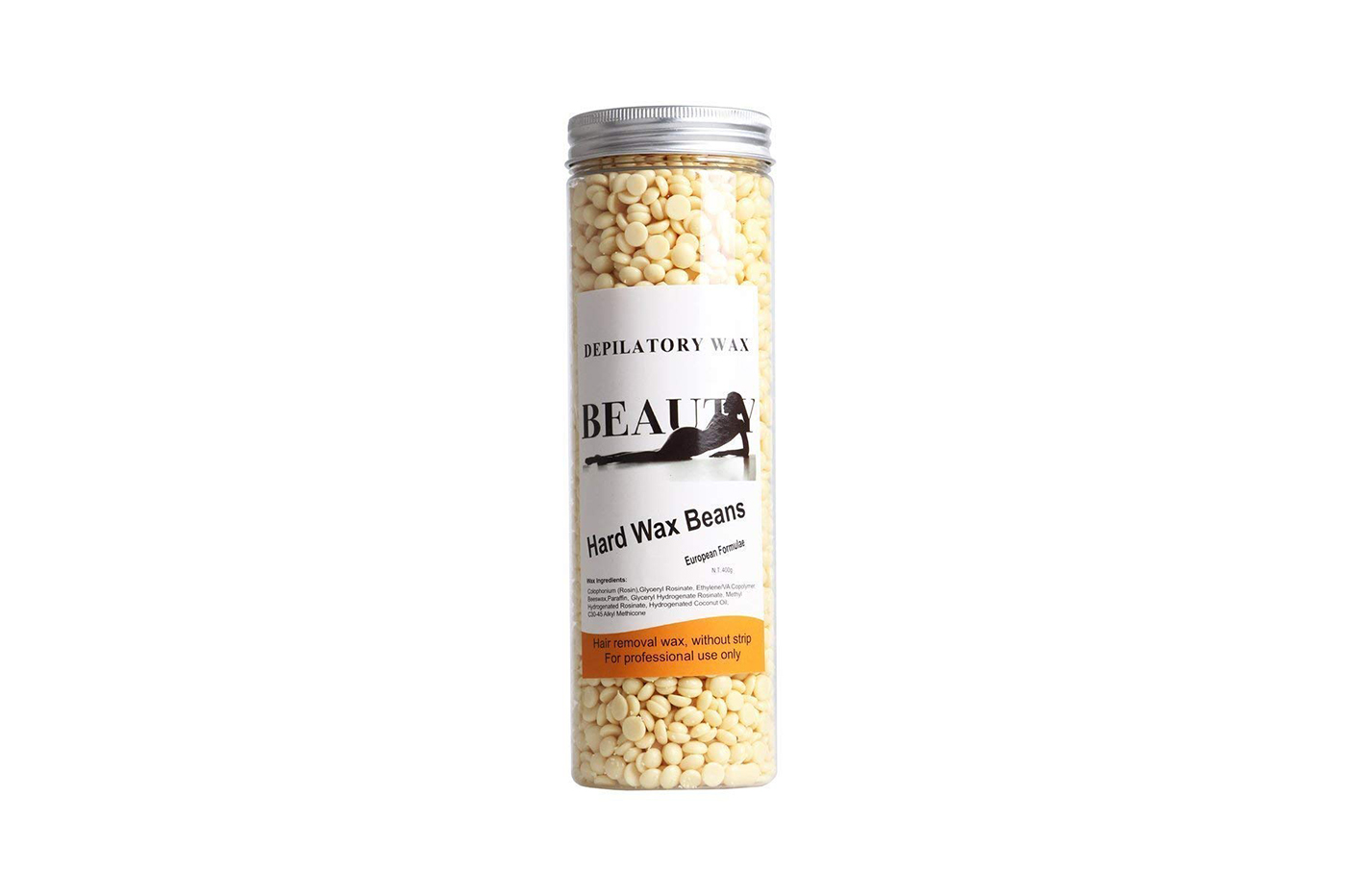 Ceretta brasiliana cera a caldo senza strisce chicchi crema wax beans 400g Ceretta brasiliana cera a caldo senza strisce chicchi crema wax beans 400g