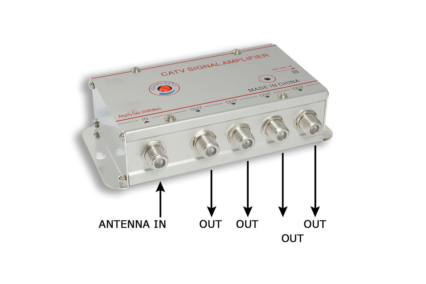 ALIMENTATORE PER ANTENNA AMPLIFICATORE TV DIGITALE TERRESTRE 1