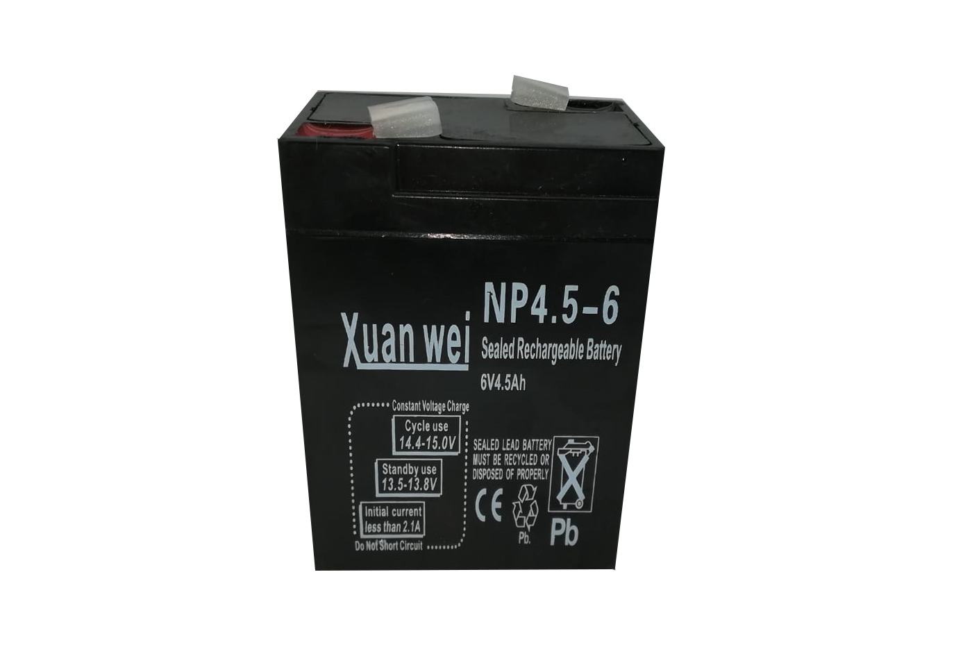 Batteria ermetica a piombo ricaricabile NP4.5-6 ricambio ricaricabile 6V 4.5Ah Batteria ermetica a piombo ricaricabile NP4.5-6 ricambio ricaricabile 6V 4.5Ah