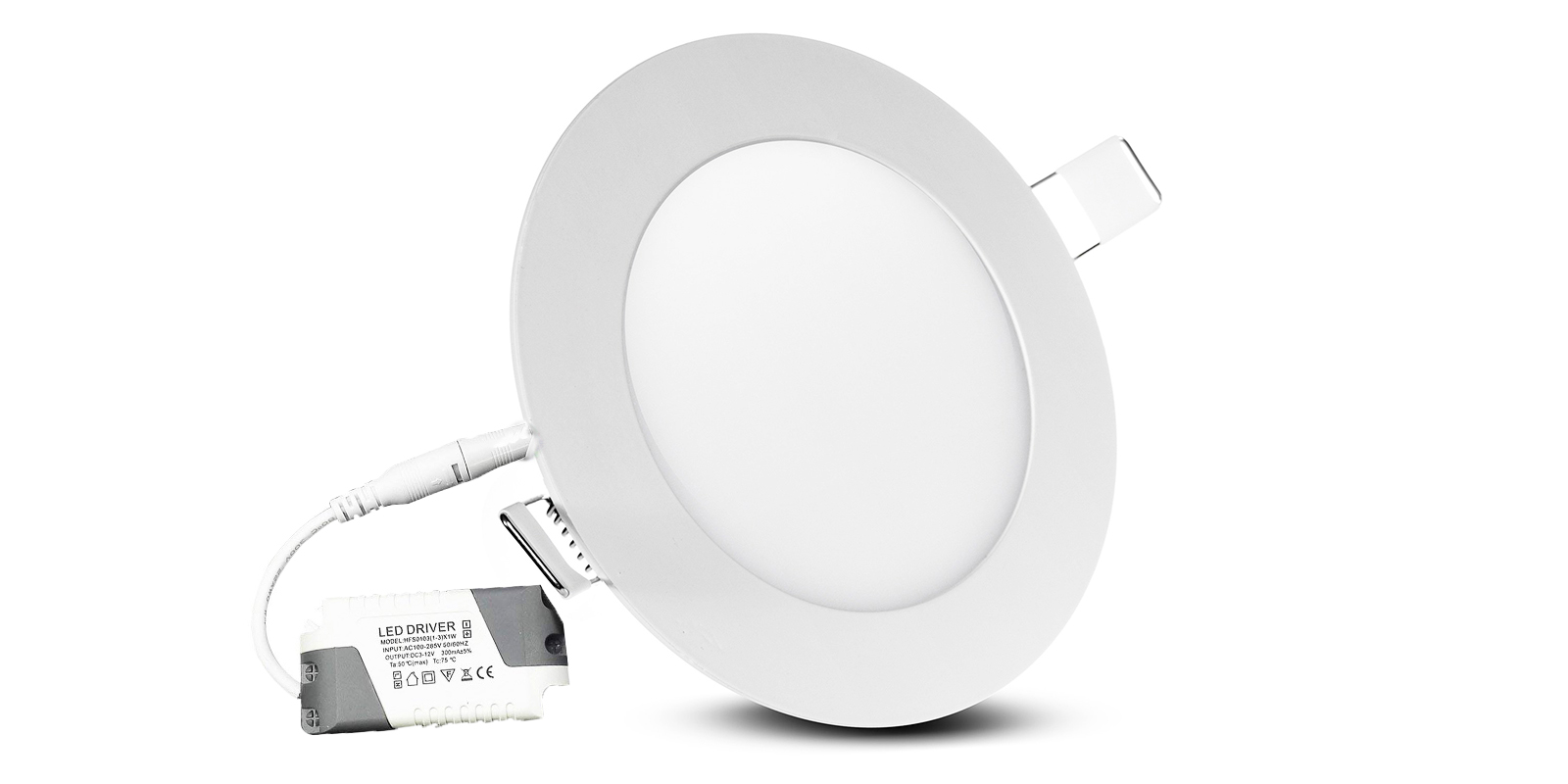 Pannello LED Incasso Rotondo Bianco 18w Luce Naturale Faretto Soffitto Interno