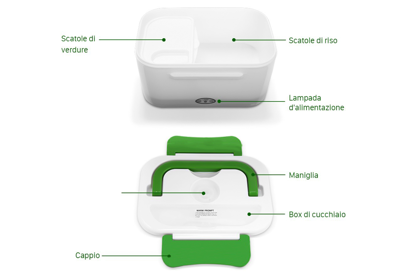 BES-24364 - Piccoli e grandi elettrodomestici - beselettronica -  Scaldavivande elettrico portatile portavivande porta pranzo borsa termica  ys-001