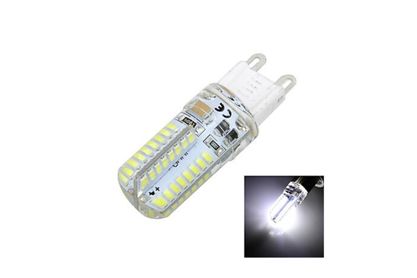 BES-28139 - Lampadine e Adattatori - beselettronica - Lampadina led G9  sostituisce lampada alogena 3w luce calda 3000K btl-96403 DR