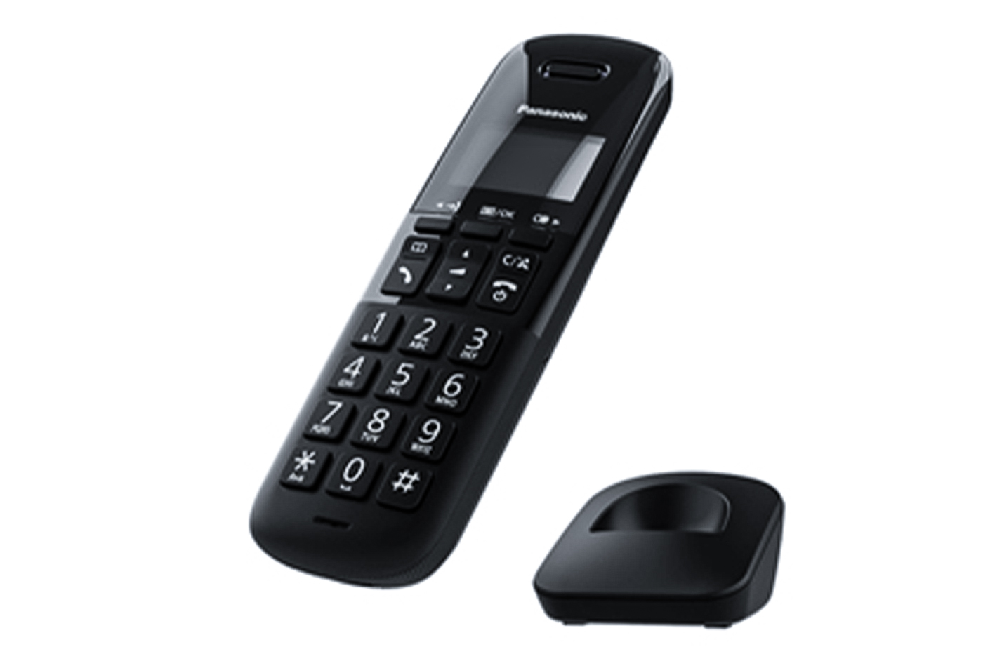 BES-27072 - Cordless - beselettronica - Telefono Panasonic KX-TGB610 telefono  cordless dect singolo con base nero