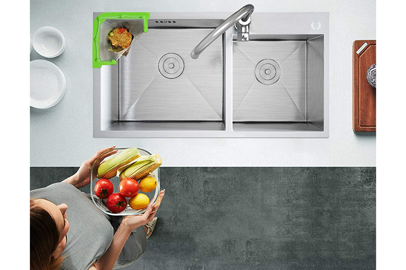 1 Pezzo Colino Per Il Riso In Plastica Verde, Filtro Per La Cucina  Multifunzionale Con Filtro Per Uso Domestico, Può Essere Utilizzato Come  Lavabo Per Lavare Verdure E Cestello Per Drenare Frutta