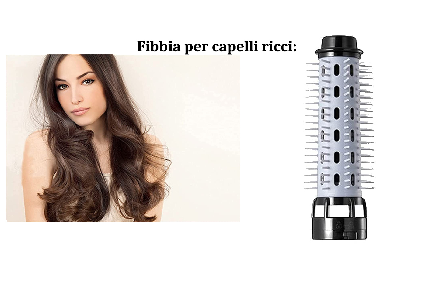 BES-32501 - Cura dei Capelli - beselettronica - Spazzola Asciugacapelli 10  in 1 Multifunzione Accessori Intercambiabili Phon