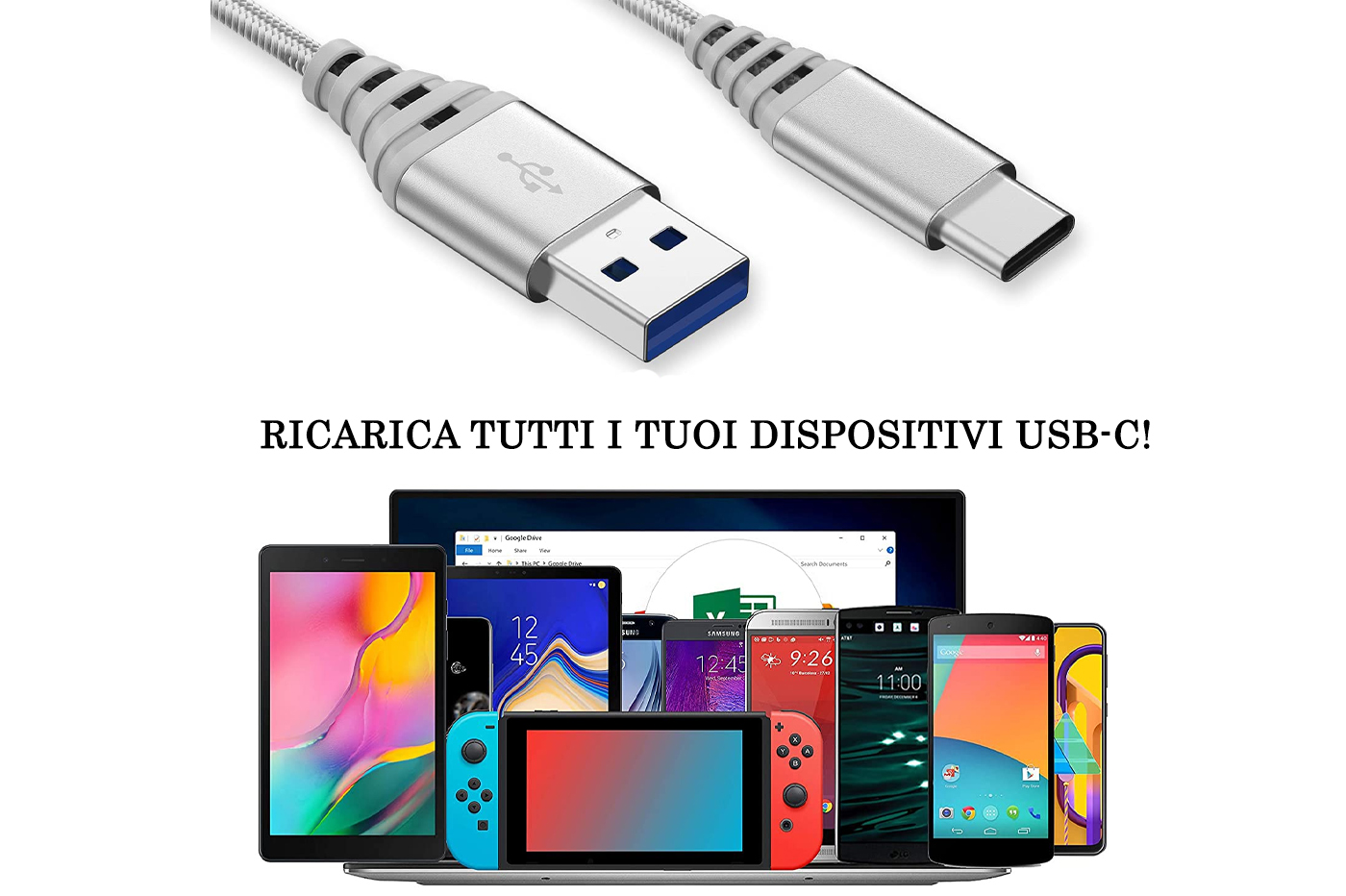 BES-34324 - Cavi e Adattatori - beselettronica - Cavo USB Type C