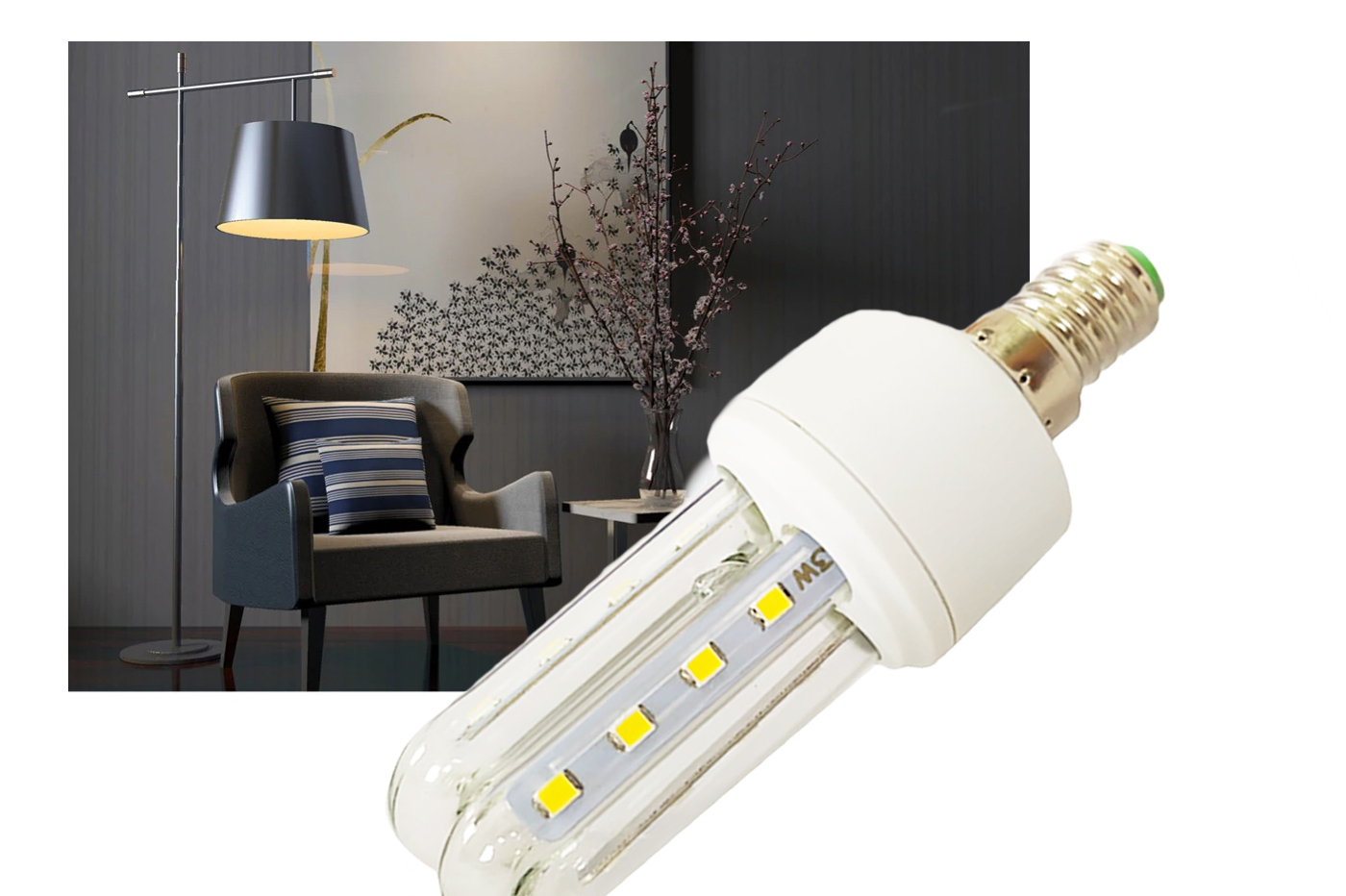 BES-18863 - Lampadine e Adattatori - beselettronica - Lampadina led 7W luce  calda E27 filamento Kodak 41181 EU-3000 Edison vetro