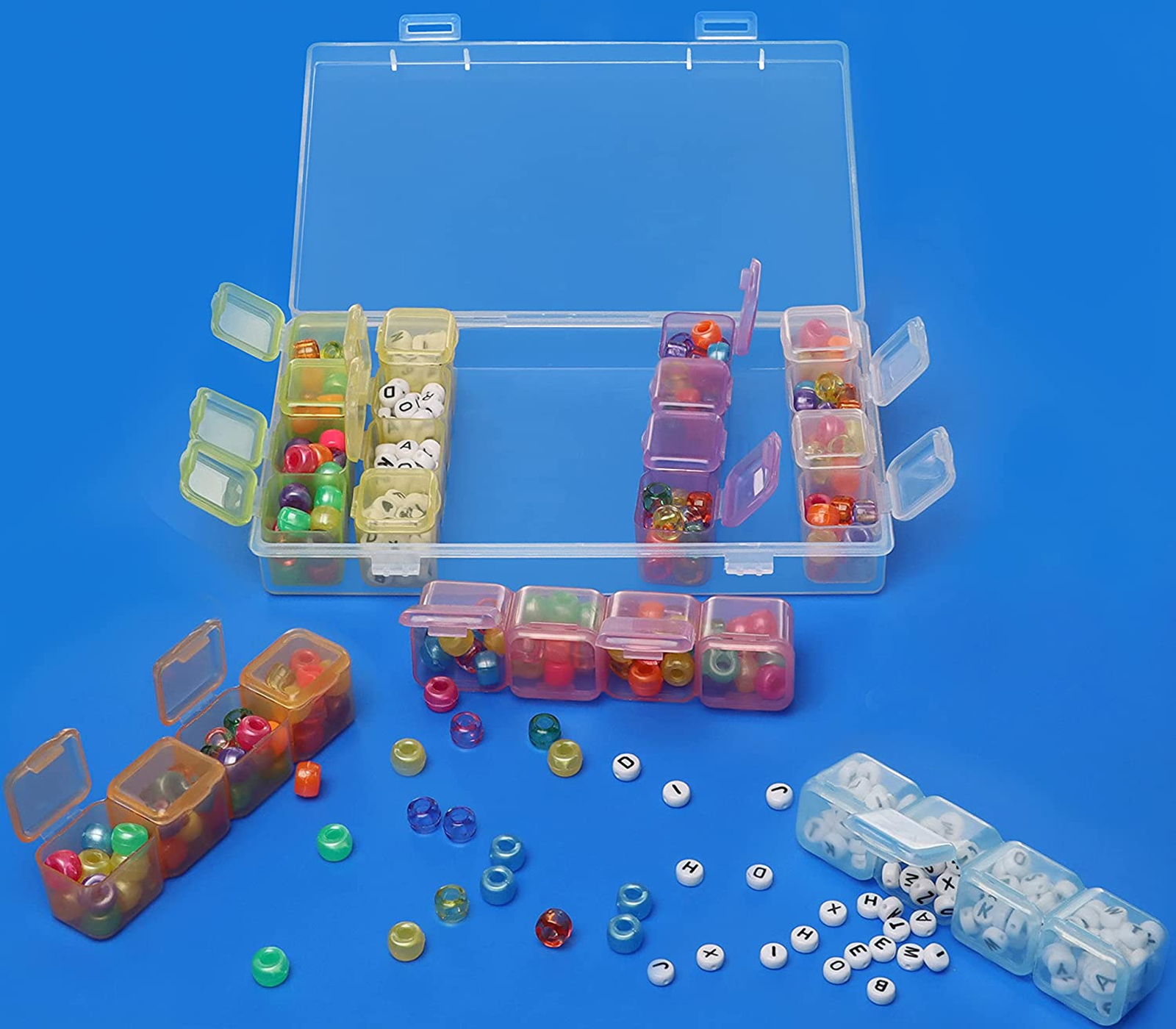 1 pz impilabile parti Hardware in plastica scatole portaoggetti componenti  viti scatola degli attrezzi scatola combinata armadio Rack cassetto scatola