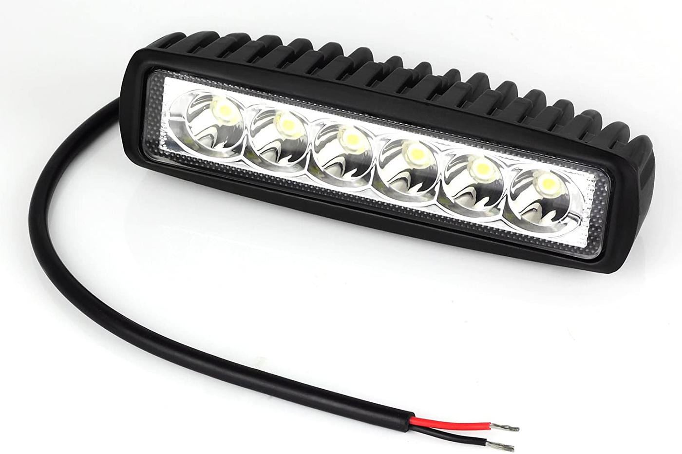 Faro LED Supplementare Faro Auto Fuoristrada Suv Rettangolare 6 LED 18w