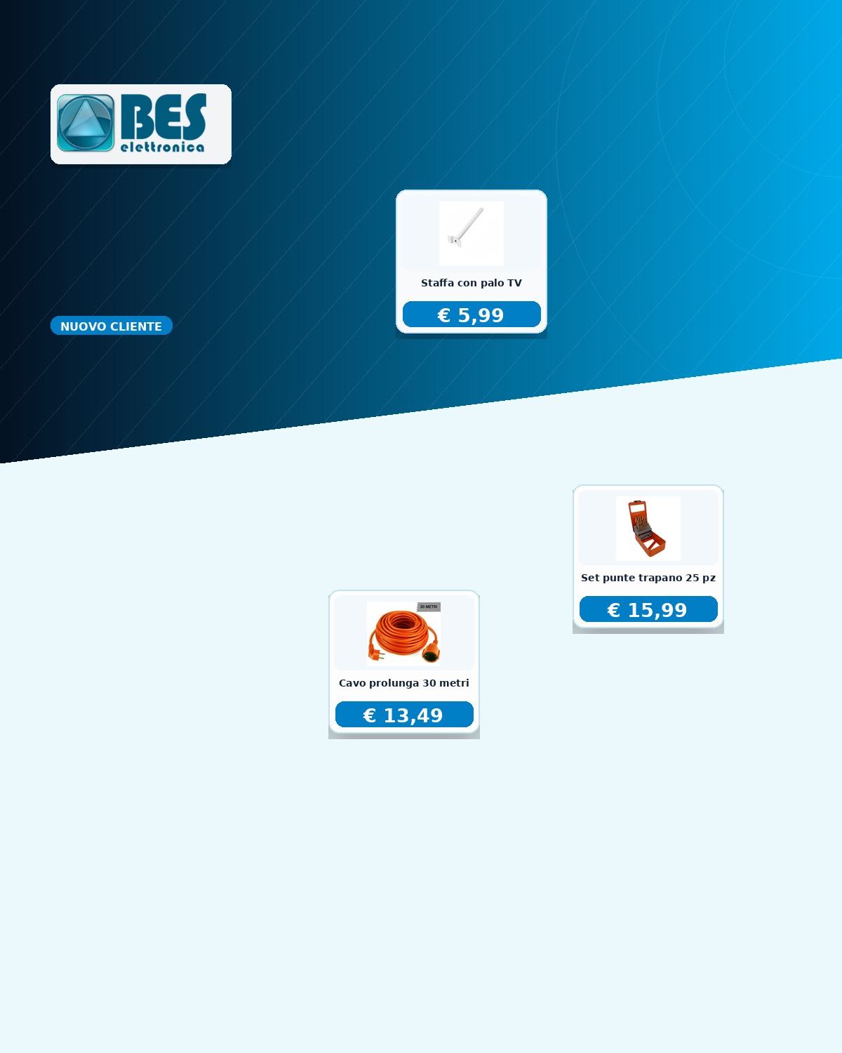 Registrazione account