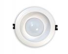 Faretto a LED da Incasso 7W Rotondo Bianco Cornice Esterna Finitura Opaca