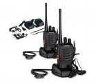 Coppia Ricetrasmittenti 5W Radio Uhf 400-470 Mhz Walkie Talkie 16 Canali