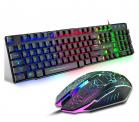 Tastiera Mouse Gaming Pannello Incasso Retroilluminato Tasti Rialzati LD92949309