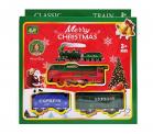 Trenino Elettrico Natalizio 13pz Luce Frontale Rotaie 67cm Decorazioni Natale