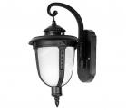 Lampada Parete Lanterna Esterno Giardino Applique Muro Vintage Nera 60W E27 A3-S