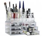 Organizer cosmetici box portatrucco portagioie cosmetici trucco 6 cassetti