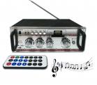 Amplificatore Audio Bluetooth Stereo USB SD Card Radio Speaker Telecomando 326A