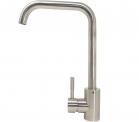 Rubinetto miscelatore cucina monocomando canna alta quadrata moderno S9002