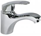 Rubinetto Miscelatore Bagno Silver Cromato Lavabo Lavandino Lega Metallica