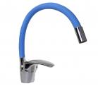 Rubinetto Cucina Canna Flessibile Blu Miscelatore Lavello Monocomando Lavandino