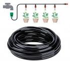 Sistema Irrigazione Pioggia Giardino Tubo Flessibile 10m Pompa Inaffio Spruzzo