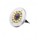 1 pz Picchetto Faretto 8 LED Solare Giardino Lampada LED Segnapasso Luce calda