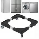 Base Supporto Frigo Carrello Lavatrice con ruote 53x53 a 75x75cm