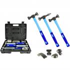 Kit Martelli e Tassi Set Riparazione Auto per Carrozziere Valigetta da 7 Pezzi