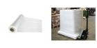 Film estensibile bianco 1pz  pellicola 2.2kg nastro imballaggio manuale h 50cm
