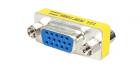 Mini adattatore vga vga accoppiatore metallico prolunga maschio femmina 15 poli