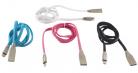 Cavo dati universale 1mt ricarica dati micro-usb USB 2.0 colorato LD-8155 DR