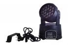 FARO FARETTO 18 LED RGB TESTA ROTANTE EFFETTI DISCO DJ LUCE FLASH