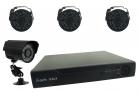 Kit dvr videosorveglianza hdmi 4 telecamere ir 4 canali bnc completo 5504H-4-B