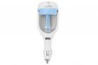 UMIDIFICATORE AUTO AZZURRO PORTA USB LUCE LED FUNZIONAMENTO DIFFUSORE ESSENZE