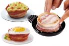 Coppia stampo tortine sformatini formine per pancetta ciotole stampo per bacon