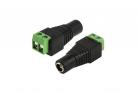 Connettore jack femmina alimentatore CCTV 12V telecamera