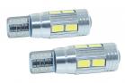 Coppia lampadine auto 10 led attacco t10 5730 canbus 6008778