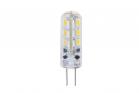 Lampadina led 24  smd G4 attacco a spillo luce fredda  12V