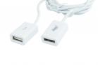 Cavo Connettore USB 2.0 Femmina/Femmina Bianco LD-8042