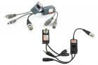 Coppia trasmettitori audio video balun porta lan RJ45