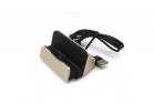 CARICABATTERIE PORTATILE CARICATORE DA TAVOLO DOCK STATION SMARTPHONE ANDROID