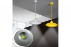 Lampadario led bianco nero giallo 10w lampada da soffitto luce fredda 22 cm