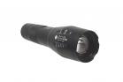 Torcia Led Ricaricabile Lampada T6 Impermeabile Clip Tattica Militare 80708