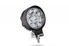 Faro LED Supplementare Auto Fuoristrada Rotondo 9 LED 27w Con Staffa CA-0045