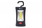 Torcia led portatile gancio calamita batterie lampada lavoro emergenza te-b0007